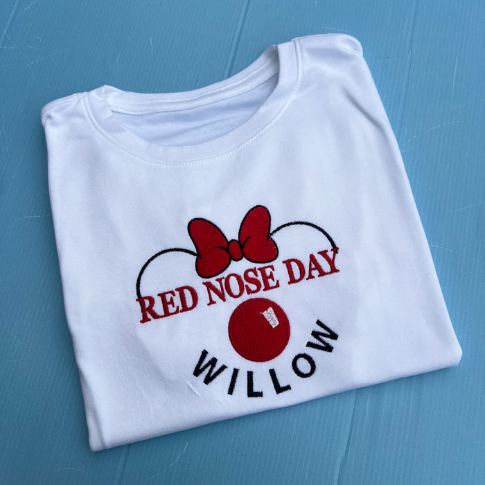 Red Nose Day Minnie Mouse