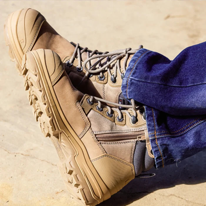 Redback Lynx Zip Scuff Cap Work Boot - Comp Toe