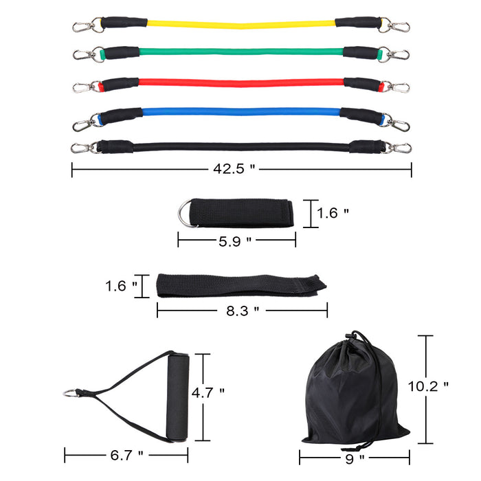 Resistance Band Fitness Set – Indoor Workout Kit