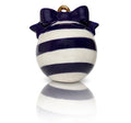 Retired Nora Fleming Mini Blue Ornament A424 Deck The Halls- Blue
