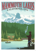 Retro Mammoth Lakes Postcard-QTY=50