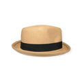 Retro Tan Wool Trilby Fedora Hat