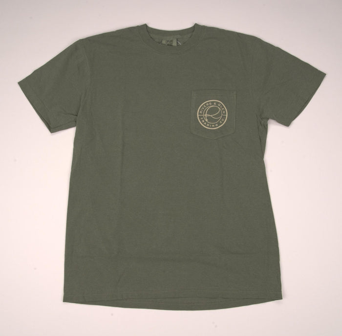 R&G Comfort Colors SS Pocket T-Shirt Rivers and Glen Trading Co. Shirts Short Sleeve Tee Shirts Rivers and Glen Trading Co
