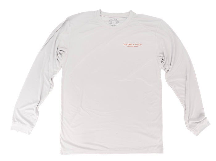 R&G Redfish Solar LS Crew Rivers and Glen Trading Co. Shirts Men's Long Sleeve Crew Shirts Rivers and Glen Trading Co