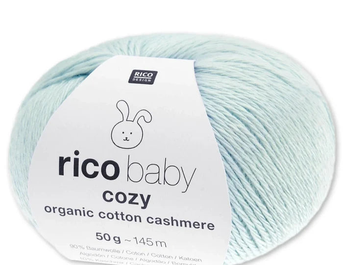 Rico Baby Cozy Organic Cotton Cashmere - Light Blue