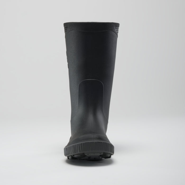 Black-Charcoal : Riptide Kids' Rain Boots - Front View