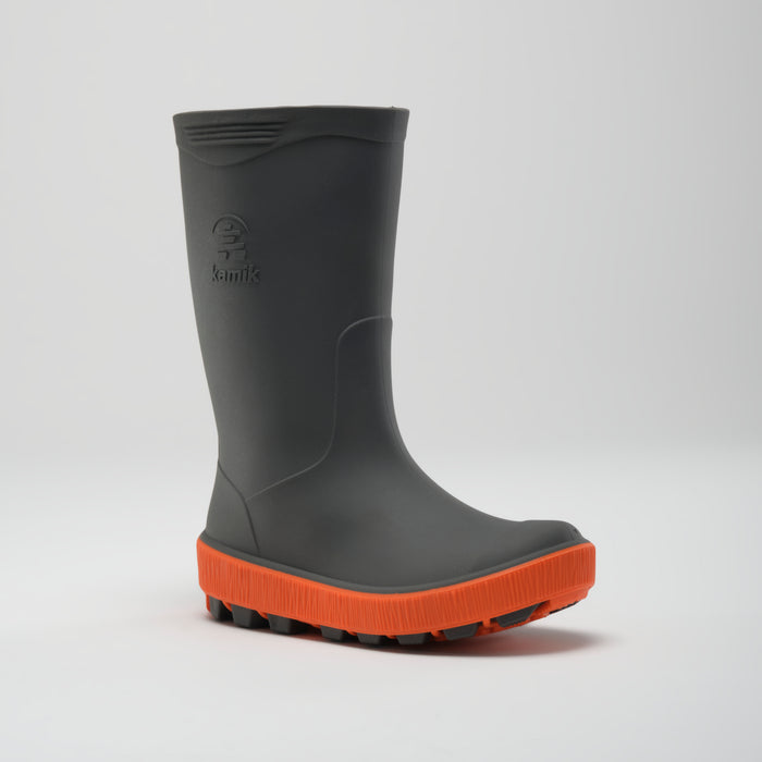 Charcoal : Riptide Kids' Rain Boots - Main View