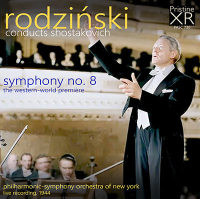 RODZINSKI Shostakovich: Symphony No. 8 (Western Première, 1944) - PASC736 - CD