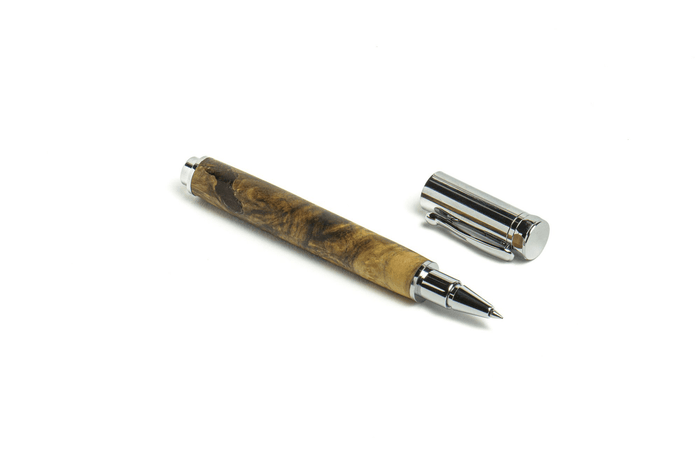Roots & Jones California Buckeye Burl Magnetic Rollerball Pen Roots & Jones Pens Rivers and Glen Trading Co