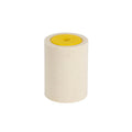 Cylindrical object with a yellow center on a white background