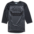 Black and gray long-sleeve shirt with Troy Lee Designs logo on a white background