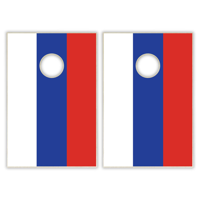 Russia Flag Tailgate Cornhole Set
