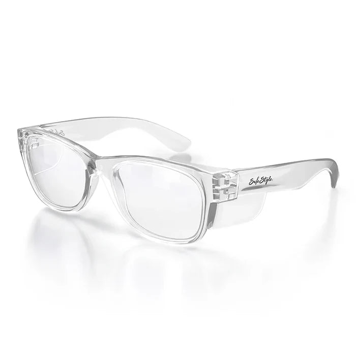 SafeStyle CCC100 Classic Clear Frame Safety Glasses