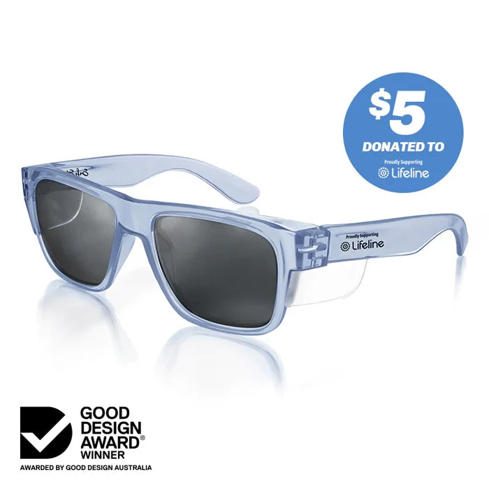 SafeStyle FBLP100 Fusions Blue Frame /Polarised Uv400 Safety Glasses