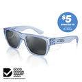 SafeStyle FBLT100 Fusions Blue Frame /Tinted Uv400 Safety Glasses
