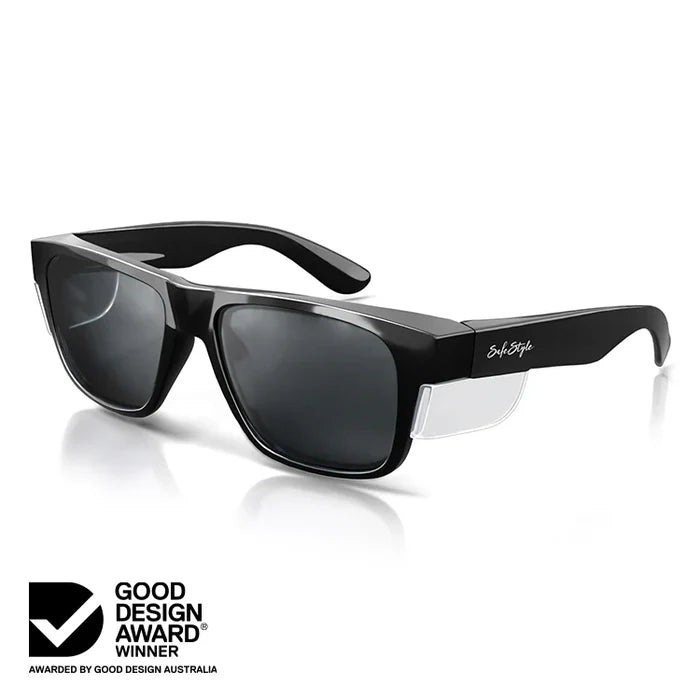 SafeStyle FBT100 Fusion Black Frame Safety Glasses
