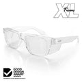 SafeStyle FCCXL100 Fusion XL Clear Frame Safety Glasses