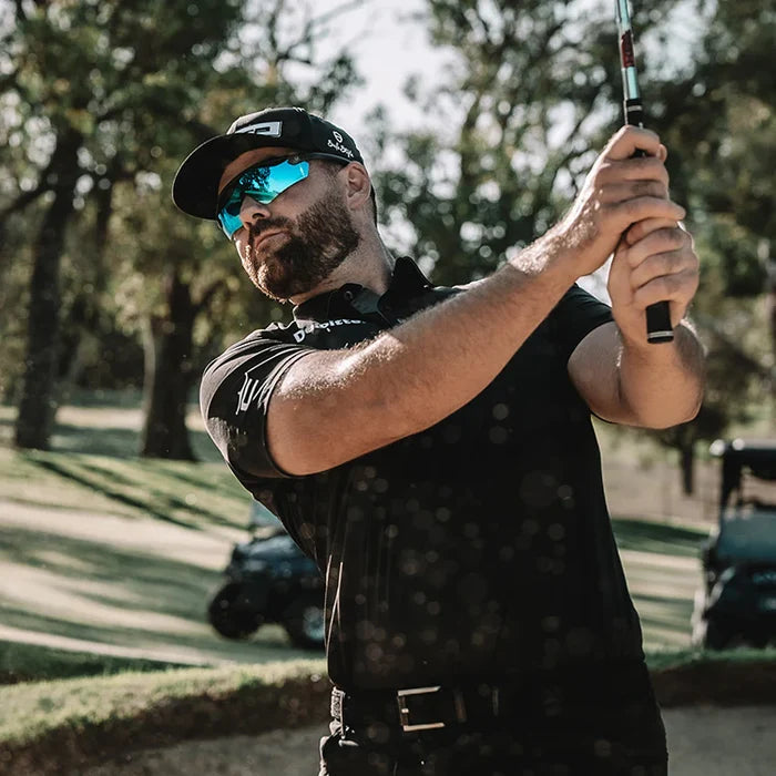 SafeStyle Phantoms Matte Black Frame/Reflectors Blue Lens