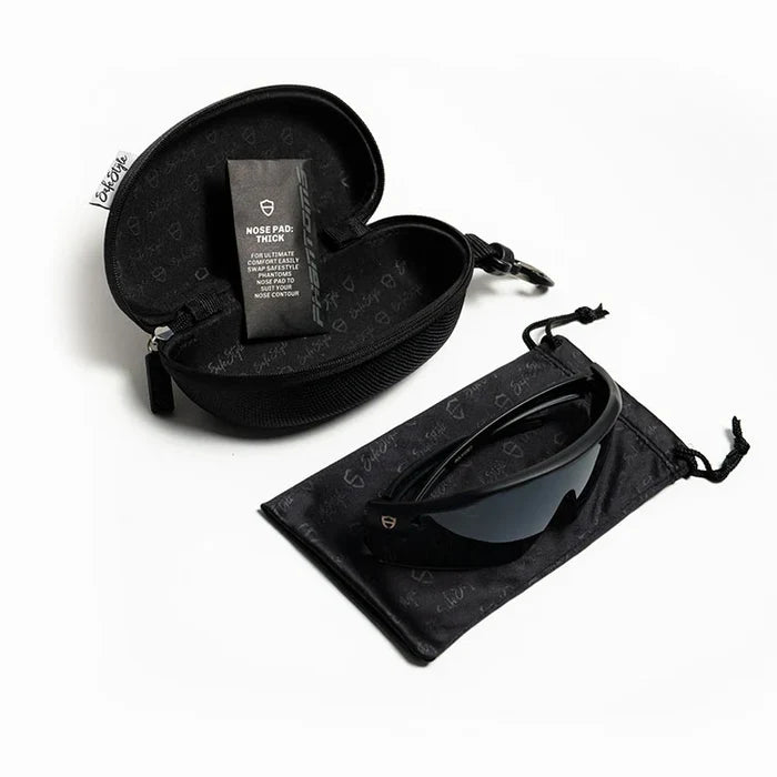 SafeStyle PHMBP100 Phantoms Matte Black Frame Polarised Safety Glasses