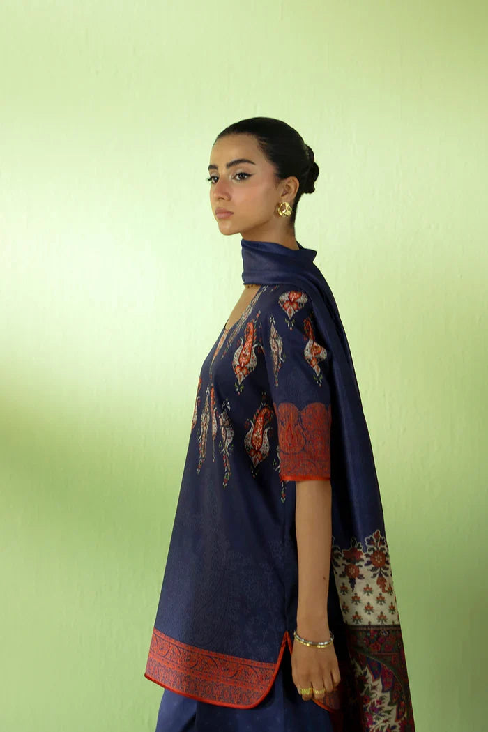 Saira Rizwan - Cloud Nine Three Piece Printed Cambric