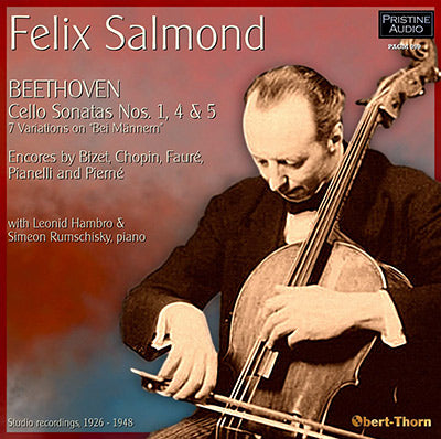 SALMOND plays Beethoven Cello Sonatas 1, 4 & 5 (1926-48) - PACM099 - CD