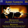 SAMMONS Piano Trio recordings: Mendelssohn & Beethoven (1925/6) - PACM073 - CD