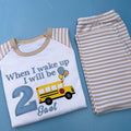 School Bus Inspired Birthday Pyjamas
