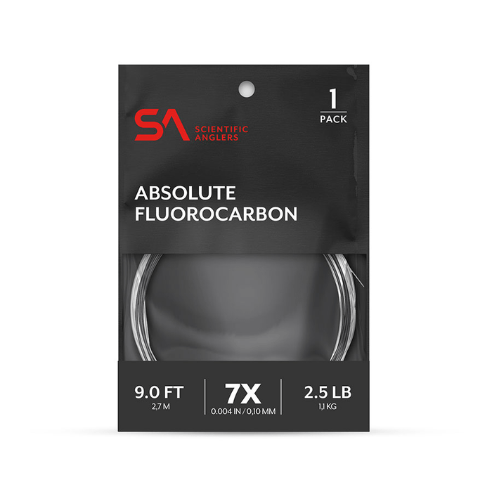 Scientific Anglers Absolute Fluorocarbon Leader 1 Pack Scientific Anglers Leaders Rivers and Glen Trading Co