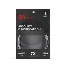 Scientific Anglers Absolute Fluorocarbon Leader 1 Pack Scientific Anglers Leaders Rivers and Glen Trading Co