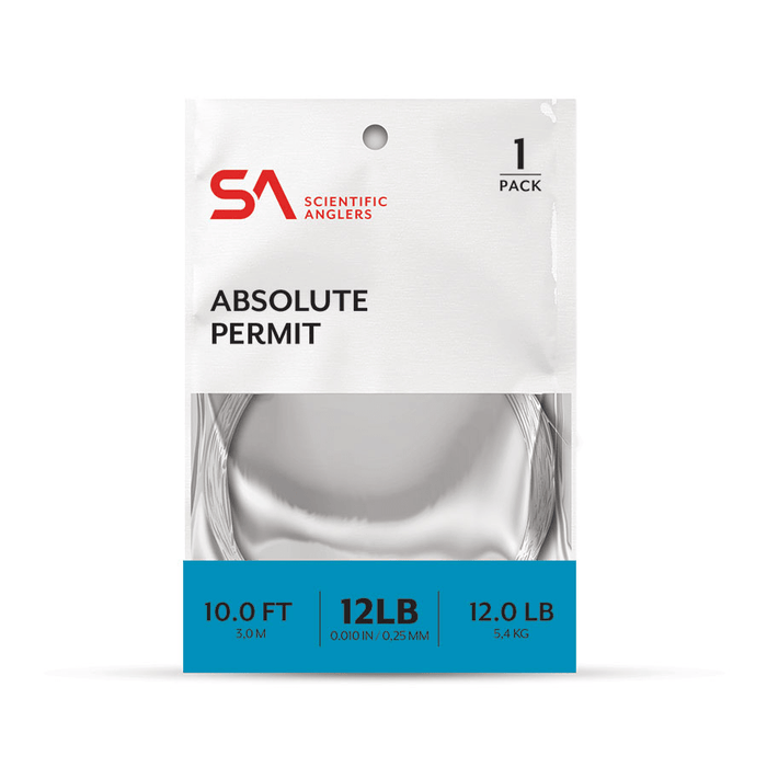 Scientific Anglers Absolute Permit Single Pack Scientific Anglers Leaders Rivers and Glen Trading Co