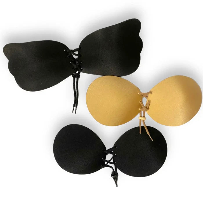 Women's Bra cups size B Self-Adhesive Lift Bras Nude or Black