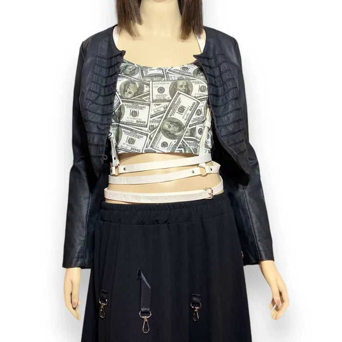 "Show Me the Money" Crop Top