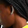 Silver Braided Ivory Pearl Celestial Earrings