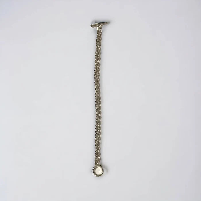 Silver Double Linked Toggle Bracelet - Wild Time Fashion