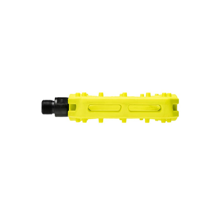 Eclat, Slash, Platform Pedals, Body: Nylon, Spindle: Cr-Mo, 9/16'', Yellow, Pair