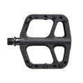 Black bicycle pedal with 'ONE' branding on a white background