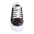 Smoked Lace Up Platform Sneakers