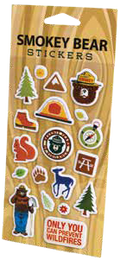 Smokey Assorted Puffy Stickers Sheet