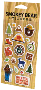 Smokey Assorted Puffy Stickers Sheet
