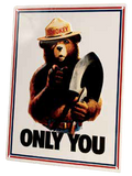 Smokey ONLY YOU Tin Postcard-QTY=50