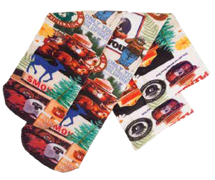 Smokey POP ART Collage Socks