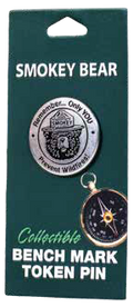 Smokey REMEMBER Logo Benchmark Pin