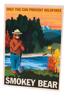 Smokey RETRO RANGER Magnet-QTY=10