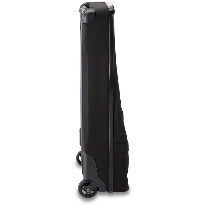 Black suitcase on a white background