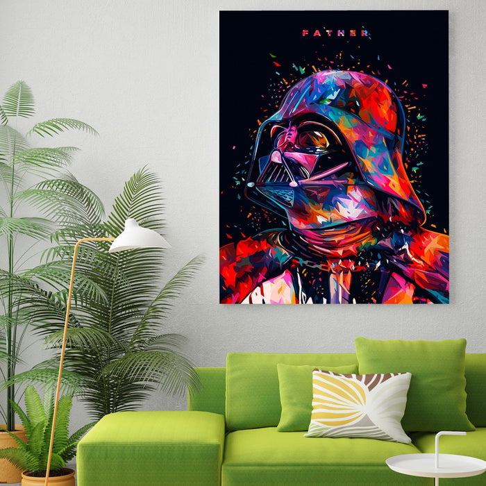 Star Wars Black Knight Wall Art Decor Canvas Printing - BlueArtDecor