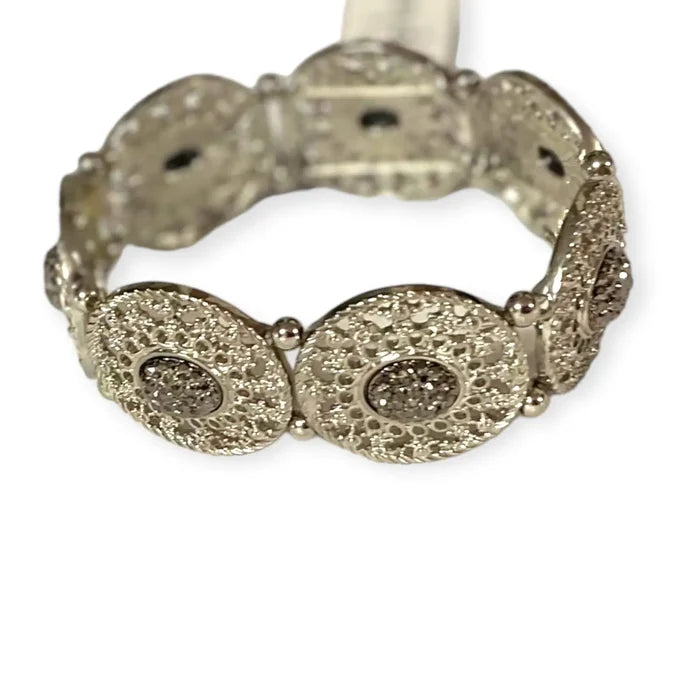 Sterling Silver Filagree Wheel Find a Way Bracelet - Wild Time Fashion