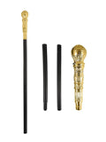 Stick Pimp With Silver Top 3 Pcs Set - thefancydress.co.uk