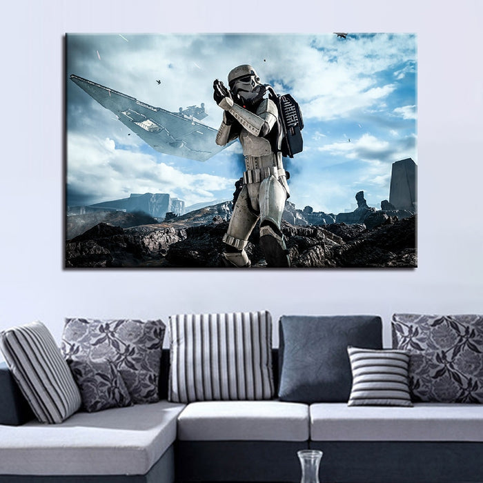 Stormtroopers Star Wars Wall Art Canvas Print - BlueArtDecor