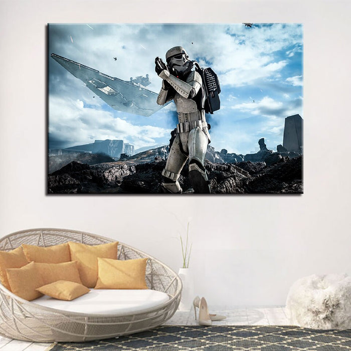 Stormtroopers Star Wars Wall Art Canvas Print - BlueArtDecor