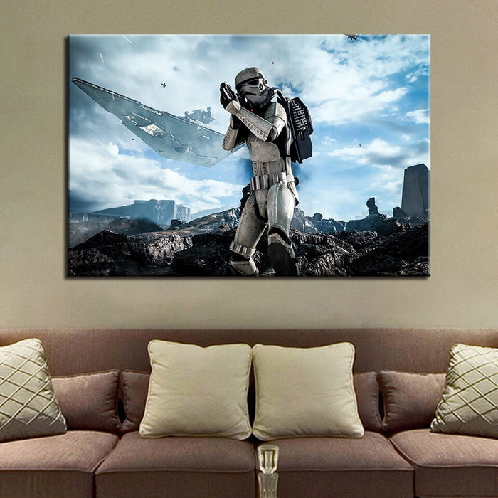 Stormtroopers Star Wars Wall Art Canvas Print - BlueArtDecor